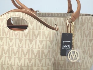 MKF Collection Casey M Signature Tote/Cross Body 2pc Set - Picture 1 of 8