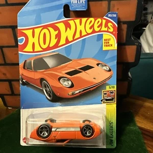 2022 "71 Lamborghini Miura SV Super Hot Wheels. Was Package Upside Down Rare.  - Picture 1 of 5