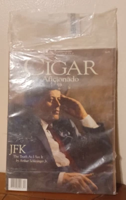 Vintage Cigar Aficionado Magazine (December 1998) JFK - President John Kennedy Foto 1 de 4