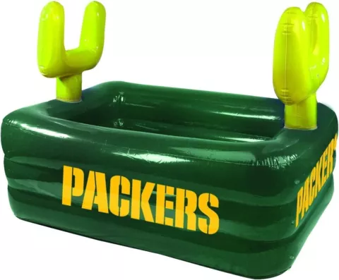 NFL Green Bay Packers Inflatable Field Goal Post Swimming Pool 5'x4' x20" Cooler Cover