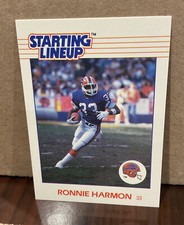 RONNIE HARMON 1988 KENNER STARTING LINEUP CARD - BUFFALO BILLS