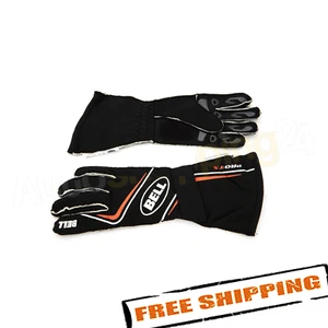BELL BR20054 PRO-TX SFI 3.3/5 Black/Orange X-Large Driving Gloves - Picture 1 of 2