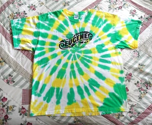 orig. 2009 Eugene, Ore. EUGENE MARATHON **Tie Dye T-Shirt** Oregon Ducks colors - Picture 1 of 4