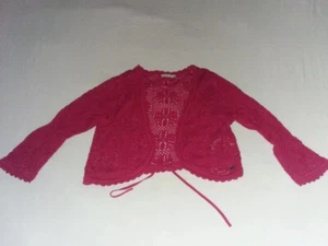 Tom Tailor Bolero Strickoptik Blusenjacke - süsses Strickjäckchen S 38 (Angabe L - Bild 1 von 5