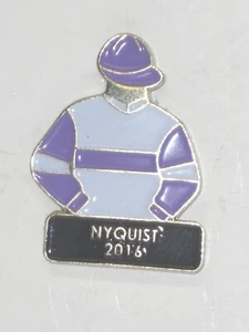 NYQUIST - 2016 Pin de sedas de jinete ganador del derby de Kentucky - Imagen 1 de 1