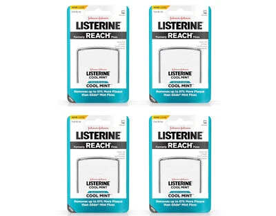 Hilo interdental Listerine Cool Mint, 55 yardas - Paquete de 4 Foto 1 de 4