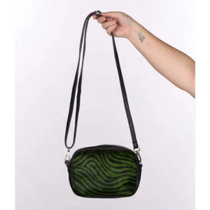 Unbranded Animal print Crossbody Bag - No Size Green Leather - Picture 1 of 7