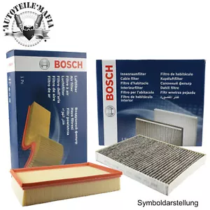 Bosch Luft + Innenraumfilter Aktivkohle für Audi A3 Seat Leon Skoda Superb VW Ca - Bild 1 von 9