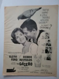 1960 Glenn Ford Debbie Reynolds The Gazebo movie vintage ad - Picture 1 of 1