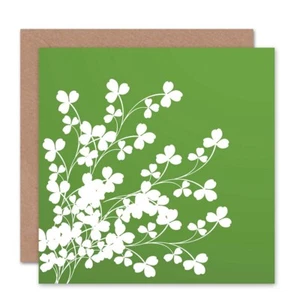 Cfan Grün Frühling St Patricks Floral Geburtstagskarte - Bild 1 von 4