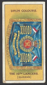 GALLAHER - REGIMENTAL COLOURS & STANDARDS - #195 THE 16TH LANCERS - Picture 1 of 2