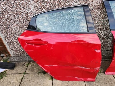 Honda Civic 2019 Complete Offside/Rhs Rear&Front Door RED Window Speaker Handle  - Image 1 of 4