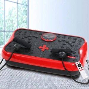 Everfit Red Vibration Machine Platform Vibrator With Resistance Rope Home Gym - Picture 1 of 6