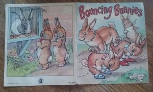 1942 Sam'l Gabriel Sons & Co., NY, Bouncing Bunnies Book #497 - Imagen 1 de 2