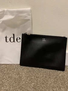 The Daily Edited Black Leather Pouch - Picture 1 of 3