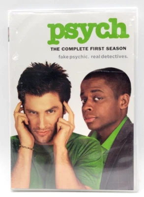 Psych The Complete First Season DVD 1st Season Season S1 James Roday Dule Hill - Image 1 of 2