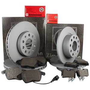 ZIMMERMANN Bremsscheiben Set Beläge Vorne + Hinten AUDI A4 8E A6 4B VW Passat - Bild 1 von 5