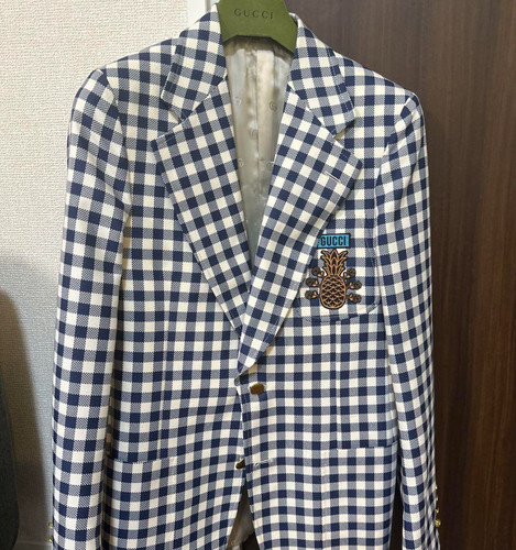 GUCCI Alessandro Michele Giacca Gingham Check dal Giappone