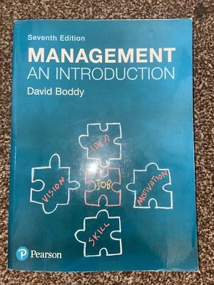 Management: An Introduction by David Boddy (Paperback, 2016) - Image 1 of 4