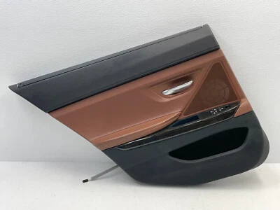 13 14 15 BMW F06 650i 640i Gran Coupe Rear Left Interior Door Panel 1486 OEM - Image 1 of 4