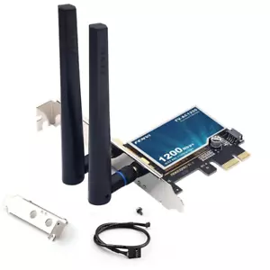 Dual Band PCIE WiFi Bluetooth Card Desktop PCIe Wireless Network WiFi Adapter - Picture 1 of 8