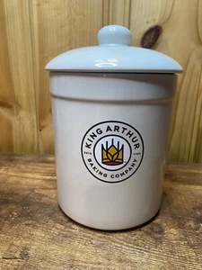 King Arthur Flour Baking Chantal Sourdough Crock Canister Cookie Jar Lid 1 Qt - Picture 1 of 5
