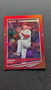 2020 Panini Donruss Red Foil Image Variation #94 Shohei Ohtani Angels - Picture 1 of 2