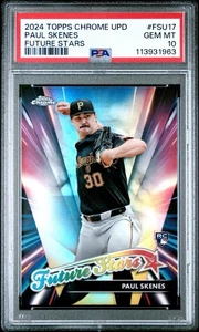 Actualización cromada 2024 Topps Future Stars #FSU17 PAUL SKENES ROOKIE RC PSA 10 - Imagen 1 de 2