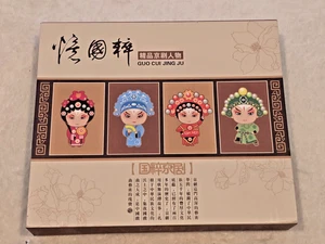 Cubiertos y palillos GUO CUI JING JU personajes de ópera - Imagen 1 de 9