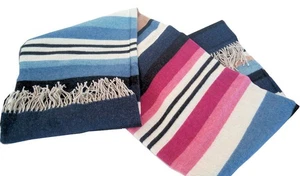 MISSONI HOME THROW runner 90% WOOL FRINGES 51"x 74.5" 130x190cm HARPO NEW 150 - Picture 1 of 4