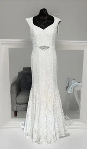 Monsoon Ivory Wedding Dress Size 12 BNWT - Picture 1 of 7