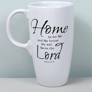 Josua 24:15 Bibelvers groß Kaffee Tee Becher Tasse religiös - Bild 1 von 10