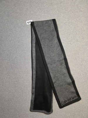 Calvin Klein 2 Tone/Gray Reversible Scarf One Size 60 Inch Winter Accessory - Image 1 of 4