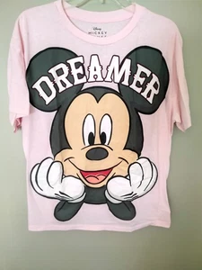 T-shirt Disney rosa Topolino sognatore taglia 3XL/3XG - Foto 1 di 7