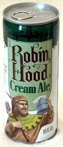 Vintage 1975 Robin Hood-Cream Ale-Pittsburgh, Pennsylvania-16 oz-Steel Beer Can - Picture 1 of 6