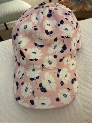 Kate Spade Нью-Йорк весна цветочный бейсбольная кепка шляпа новый с Ярлыками $68 розовый - Изображение 1 из 4