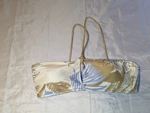 Costume da bagno donna Aerie taglia small fascia blu e oro foro chiave (1106) - Foto 1 di 14