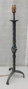 Vintage Tischlampe Bronze Optik gedreht Metall groß Tischlampe ELSTEAD LIGHTING - Bild 1 von 12