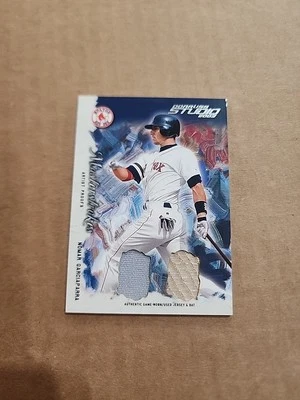 2003 Studio Masterstrokes Proofs Card #22 Nomar Garciaparra Bat-Jersey /50 ZL - Image 1 of 3
