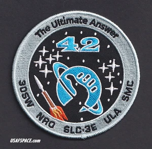 Authentic NROL 42 - ATLAS V VAFB USAF DOD NRO CLASSIFIED SATELLITE Launch PATCH - Picture 1 of 5