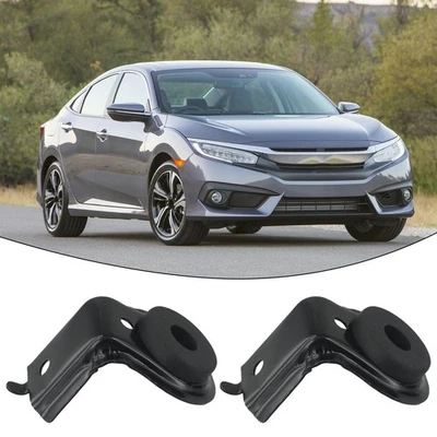 2X Rubber Metal Upper Radiator Bracket for For Civic Easy Installation - Image 1 of 4