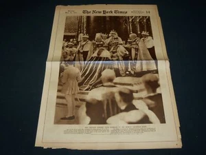 1937 MAI 16 NEW YORK TIMES ROTO BILDAUSSCHNITT - KING GEORGE VI - NT 9387 - Bild 1 von 3