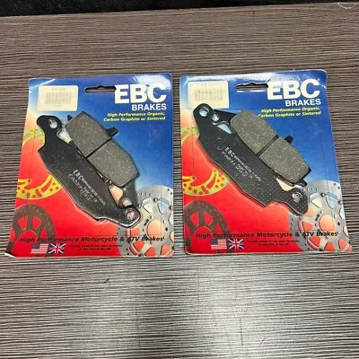 Juego de pastillas de freno delanteras EBC High Perf Organic 1999-2010 Suzuki SV 650 FA229 y FA231 Foto 1 de 4