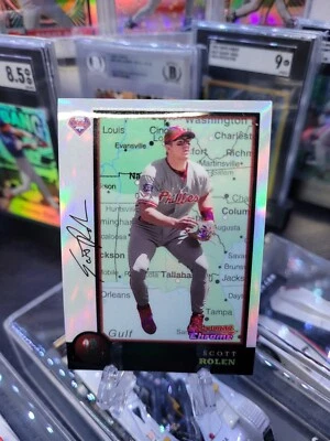 1998 Bowman Chrome - International Refractor #2 Scott Rolen Foto 1 de 2