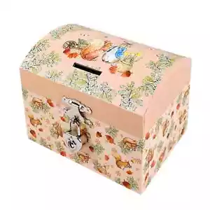Music Box Baby Gift Traditional Keepsake Easter gift Peter Rabbit Hazlenuts - Picture 1 of 4