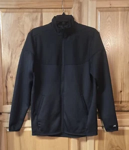 Russell Dri-power 360 Black Full Zip Athletic Jacket Size Small (34-36)  - Picture 1 of 7