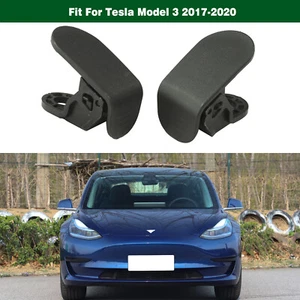 Left&Right 2X Frunk Inside Clips Bolt Cover Tab Fit For Tesla Model 3 2017-2020 - Picture 1 of 7