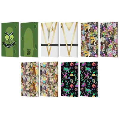 FUNDA LIBRO DE CUERO GRÁFICA RICK AND MORTY TEMPORADA 3 PARA TABLET HUAWEI XIAOMI Foto 1 de 4