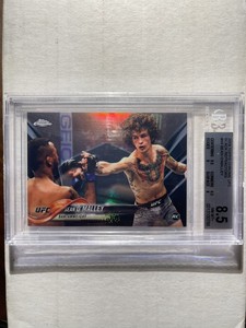 Sean O’Malley 2018 Topps UFC Chrome #84 Black Refractor /10 Rookie RC BGS 8.5