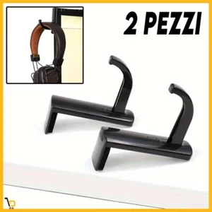 Set 2 Gancio porta Cuffie Gaming Bluetooth Supporto Wireless da gioco Pc Tv Nero - Foto 1 di 7